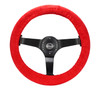 NRG Steering Wheel Cover - Red Stretch Micro Fiber w/ NRG Tag - SWC-001RD User 1