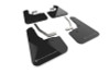 Rally Armor 2026 Subaru  Forester Wilderness Black UR Mud Flap w/Dark Grey Logo - MF152-UR-BLK-DGRY Photo - Primary