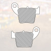 Renthal 02+ Honda/ 2020 TM Racing/ 11-12 Fantic Front/ Rear Works Brake Pads - BP-101 Photo - Primary