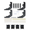 Westin 15-25 Ford F-150 SuperCab / 17-26 Ford F-250/350 SuperCab AT6 Running Boards - Black - 24-63935 Photo - Close Up