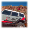 Turn Offroad 21-26 Ford Bronco Hard Top (4 Door) White/Badge Delete & Black Foam Headliner - HTBR-M4WBDHL01 Photo - Close Up