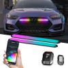 XK Glow 6in XKmax DRL Truck Grill Flexible Light App Cntl Bar 2pc - MX-DRL-6-KIT User 1