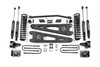 Zone Offroad 2011+ Ford Superduty 4in Radius Arm System - Gas w/Overload - Fox Shocks - ZONF28N Photo - Primary