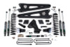 Zone Offroad 20-21 Ford F-250/F-350 4in Radius Arm Suspension Lift System- NX2 Shocks- Gas - ZONF61N Photo - Primary