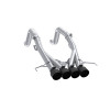 MBRP 14-19 Chevrolet Corvette 6.2L 3in Axle-Back Muffler Bypass Quad Exit Black Tips - S7008304BT Photo - Primary