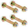RockJock Greaseable Bolt w/ Hardware 9/16in Thread x 4in Long (4-pack) - CE-91107-BDL-4P User 1