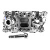 Edelbrock Chevy SB Performer EPS Intake Manifold w/ Oil Fill Tube - Chrome Plasma - 2703-CP Photo - Primary