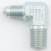 90 Male Elbow #4 To 1/4 Npt Steel Fitting