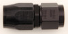 #6 Str Hose End Black