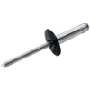 Lg Hd Rivet 250Pk Black Flange Type Alum Mandrel