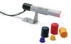 Autometer Mini Pro-Lite Warning Light (Silver Case / Red Bulb w/ Covers) - 3238