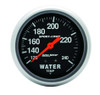 Autometer Liquid Filled Mechanical 66.7mm 120-240 deg F Water Termperature Gauge Includes 6in Tubing - 5432