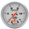 Autometer Ultra-Lite 66.7mm Full Sweep Elec 0-15 PSI Fuel Pressure w/ Peak Memory & Warning Gauge - 4470