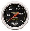 Autometer Liquid Filled Mechanical 2-5/8inch 100 PSI Fuel Pressure Gauge - 5412