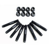 Aluminum Blower Stud Kit Black Anodized (8pk)