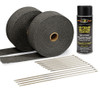 Exhaust & Pipe Wrap Kit Black w/Black High Temp