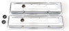 Edelbrock Valve Cover Signature Series Chevrolet 1959-1986 262-400 CI V8 Low Chrome - 4449