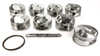 JE Pistons 502BBC OPEN CHAM DOM Set of 8 Pistons - 243331