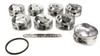 JE Pistons 502BBC OPEN CHAM DOM Set of 8 Pistons - 243332