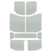 Jeep JL 4 DR 18-   Headl iner Kit White 9pc