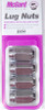McGard Hex Lug Nut (Cone Seat) 7/16-20 / 13/16 Hex / 1.5in. Length (4-Pack) - Chrome - 64001