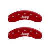 07-   Wrangler Caliper Covers Red