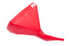 Funnel - 14in 45 Deg. D-Shape Red