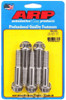 ARP 1/2 in.-13 Thread, 2.500 in 12 Point SS Bolts - Set of 5 - 656-2500