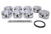 JE Pistons 400 SBC DOME 18DEG Set of 8 Pistons - 213121