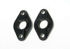 BBC Water Pump Port Adapters - Black (2pk)