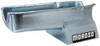 Moroso 80-85 Chevrolet SBC (w/Passenger Side Dipstick) Wet Sump 7qt 8.25in Steel Oil Pan - Black - 20200