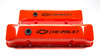 SBC Chevy Orange Diecast V/C's Recessed