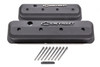 SBC Valve Cover Slant Edge Black Crinkle