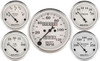 Auto Meter Speedometer 3-1/8in and 2-1/16in Mechanical 5-Piece Old Tyme White Gauge Kit - 1601