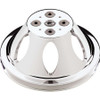 Polished SBC 1 Groove Upper Pulley
