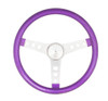 Steering Wheel Mtl Flake Purple/Spoke Chrm 13.5