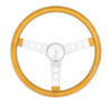 Steering Wheel Mtl Flake Gold/Spoke Chrm 13.5