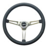 Steering Wheel Retro Leather Stainless Spokes