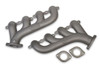 GM LS Cast Iron Exhaust Manifolds Gray Finish