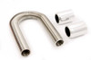 36in Stainless Hose Kit w/Polished Ends