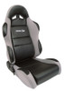 Sportsman Racing Seat - Right - Gray Vinyl/Vlour