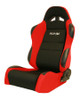 Sportsman Racing Seat - Left - Red Velour