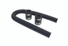 Radiator Hose Kit  36in w/Aluminum Caps Black