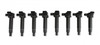 ACCEL Ignition Coils - 1998-2010 Toyota, 4.7L/Lexus 4.3L, V8 Engines, 8-Pack, Black (ACC-1140083K-8)