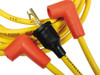 ACCEL Spark Plug Wire Set - 8mm - Yellow with Orange Straight Boots (ACC-14039)