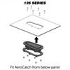 AeroCatch 125-3000 Carbon Fiber look Non-Locking Hood Pins (AER-125-3000)