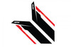 APR Sideburns - Black APR / Red Stripe (APR-1PM100332)