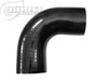 BOOST Products Silicone Elbow 90 Degrees, 89mm (3-1/2") ID, Black (BOP-3254000890)