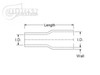 BOOST Products Silicone Reducer Coupler, 76 - 63mm (3" - 2-1/2") ID, Black (BOP-3257076063)