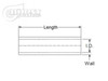 BOOST Products Silicone Coupler 70mm (2-3/4") ID, 75mm (3") Length, Black (BOP-SI-UN-VB-70S)